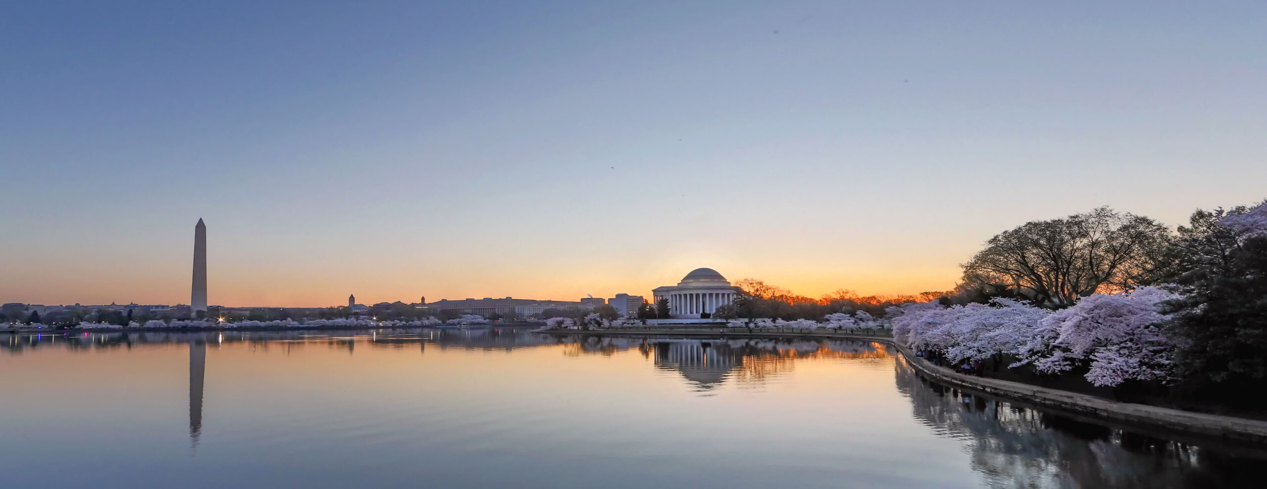 Washington DC Tidal Basin at Dusk